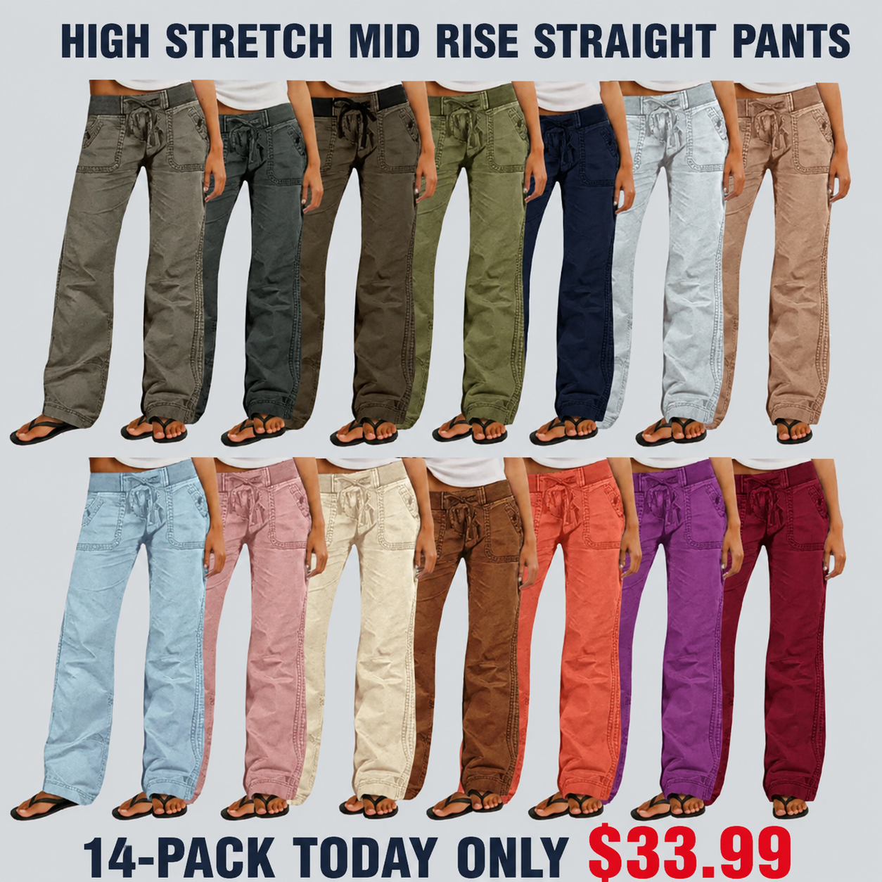 ⚡FINAL SALE⚡- women-s-high-stretch-mid-rise-straight-pants